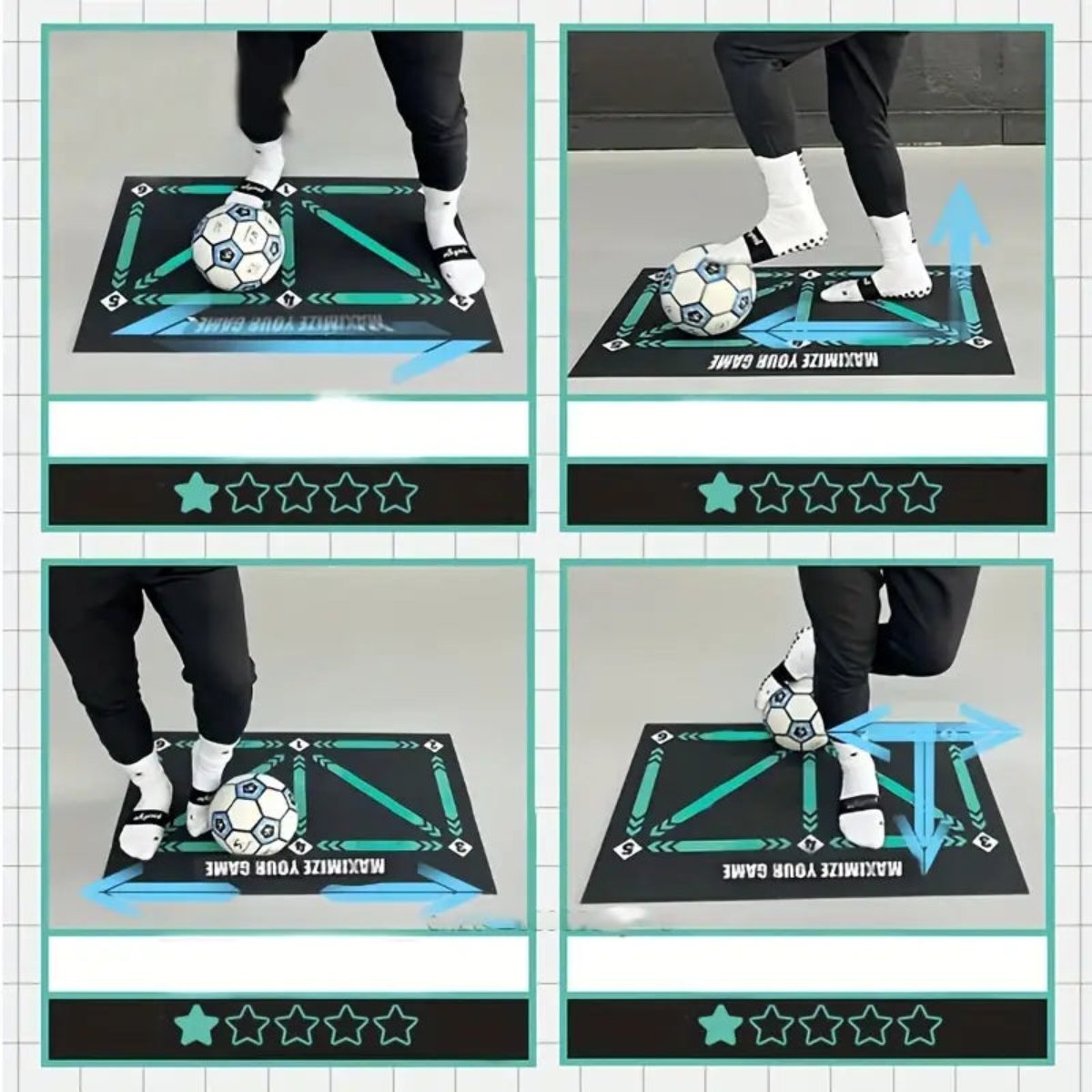Football Pro | Tapis d'Entraînement au Football pour Enfants - Contrôle du Ballon